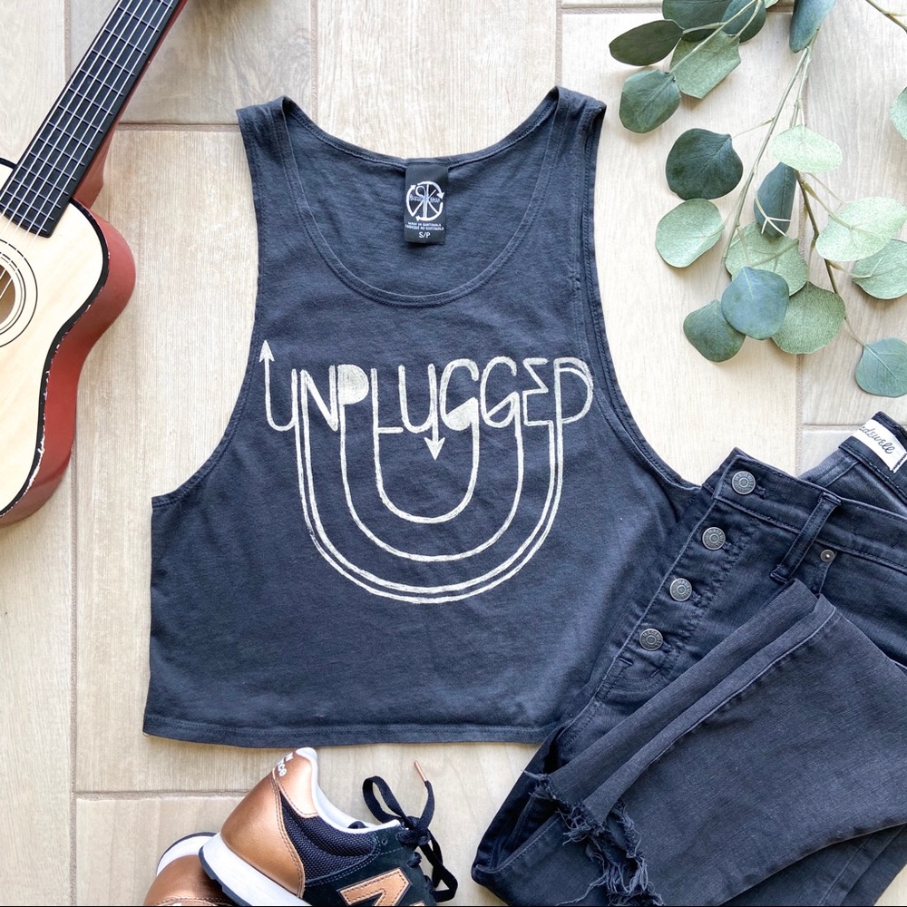Recycled Karma Unplugged Crop Tank